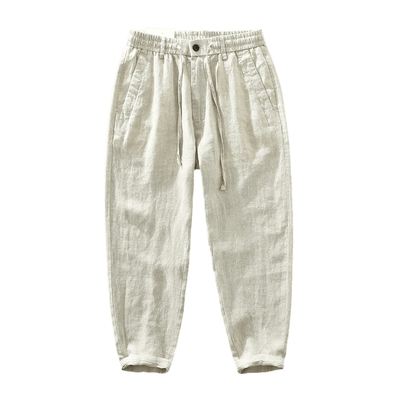 Men's Linen Trousers Elegio Verno